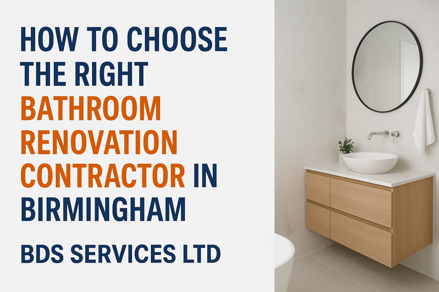 How to Choose the Right Bathroom Renovation Contractor in Birmingham