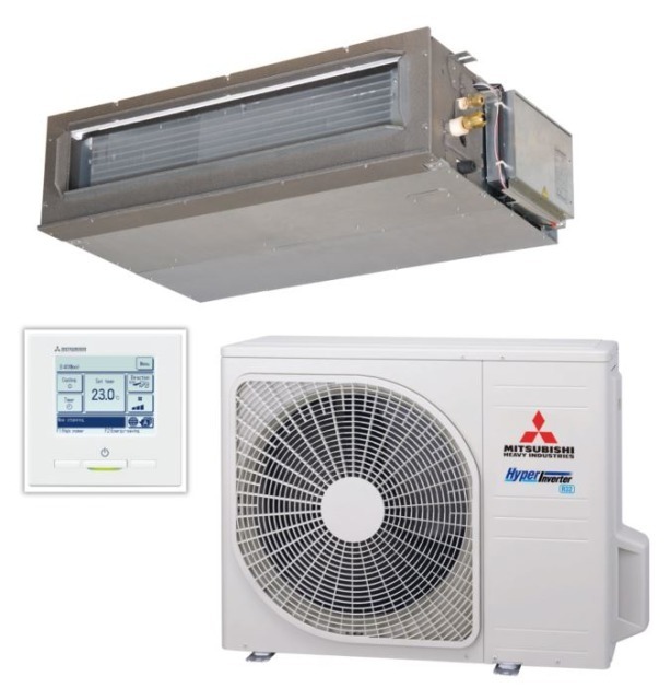 Mitsubishi Heavy Industries ducted air conditioning installation