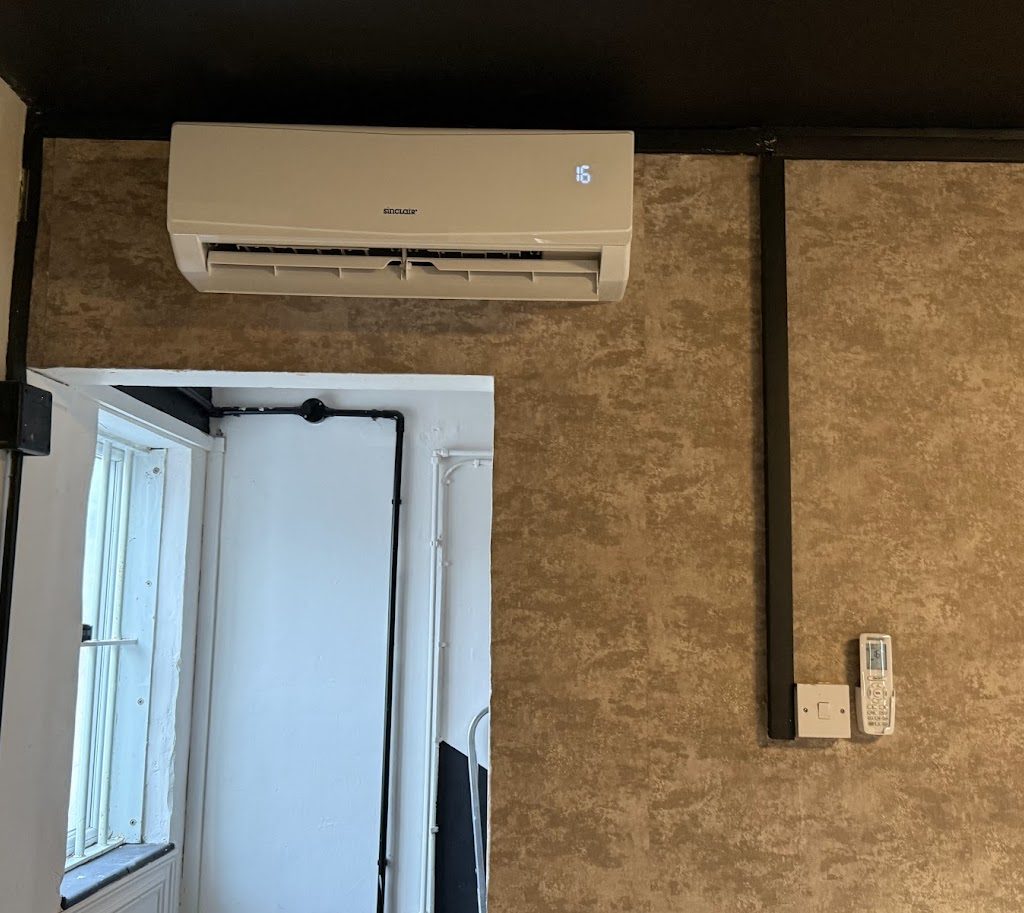 Air conditioning installation in domestic property