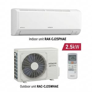 Hitachi airHome 200 2.5kW R32 wall mounted air conditioning system